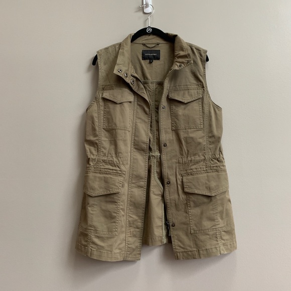 Banana Republic Khaki Green Safari Vest 